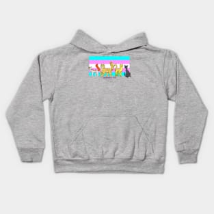 Trans Warrior Cats Kids Hoodie